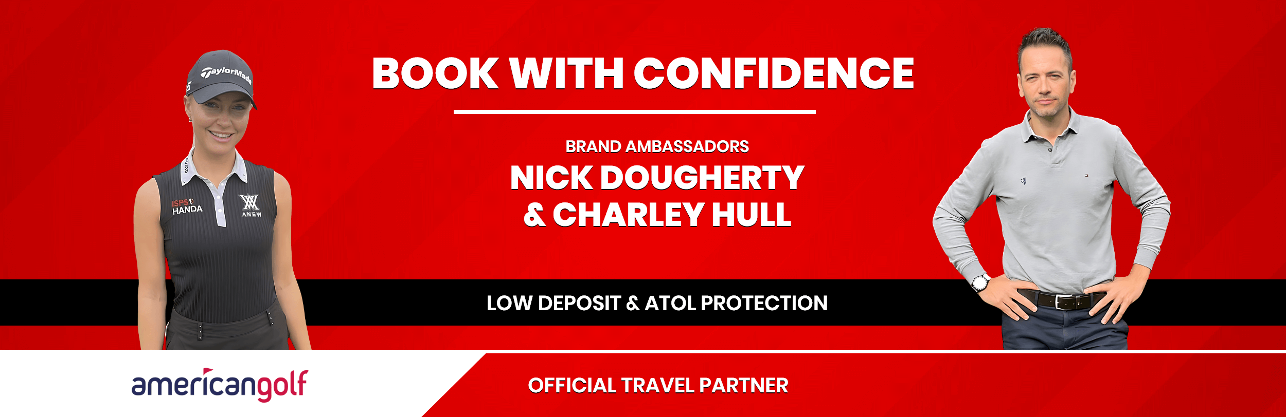 Charley Hull & Nick Dougherty - Golf Holidays Direct Ambassadors